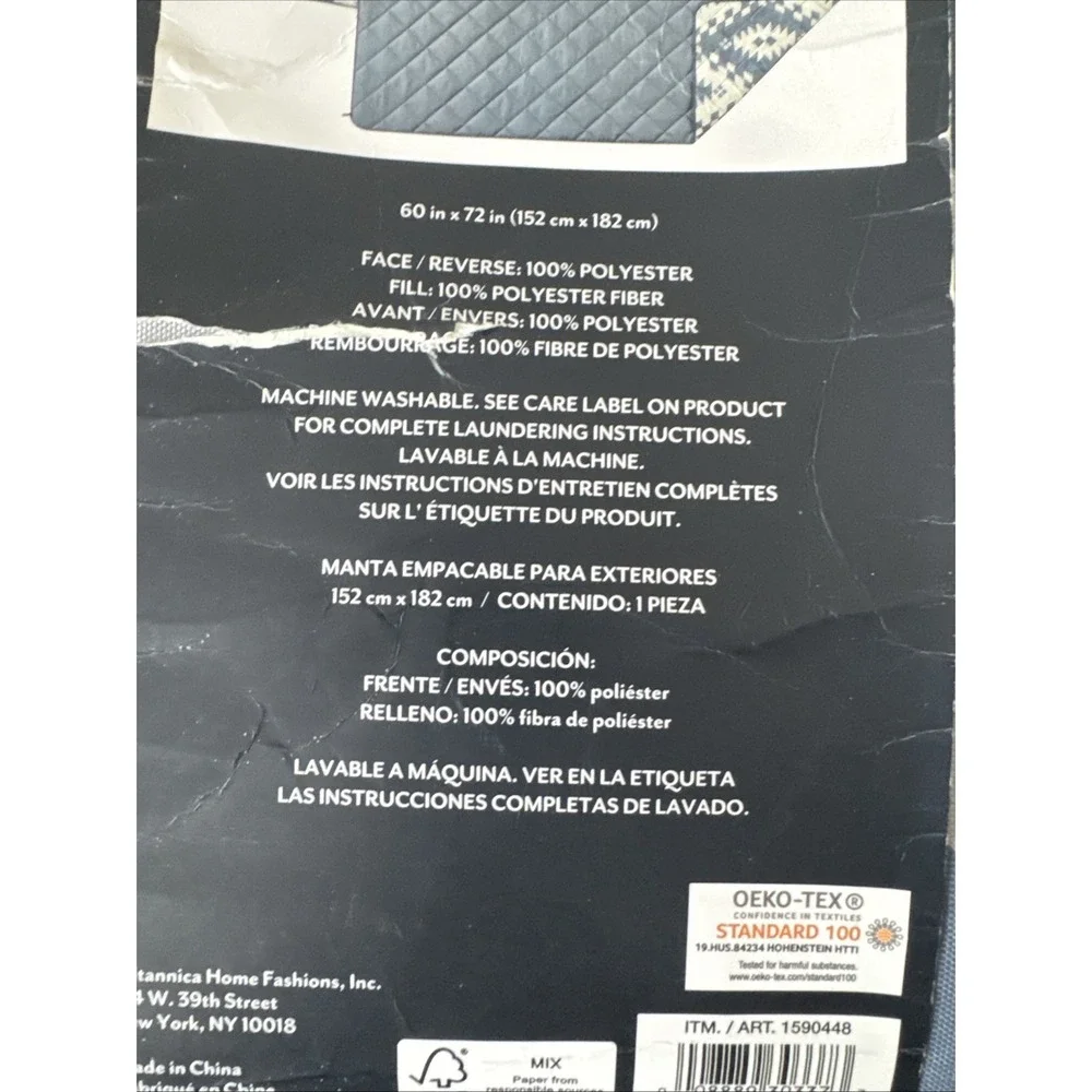 New Pendleton Outdoor Packable Blanket 60